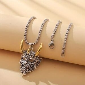 Samurai Mask Pendant